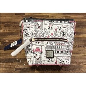 Minnie Mouse Cafe Dooney & Bourke Pink and Black Crossbody Bag